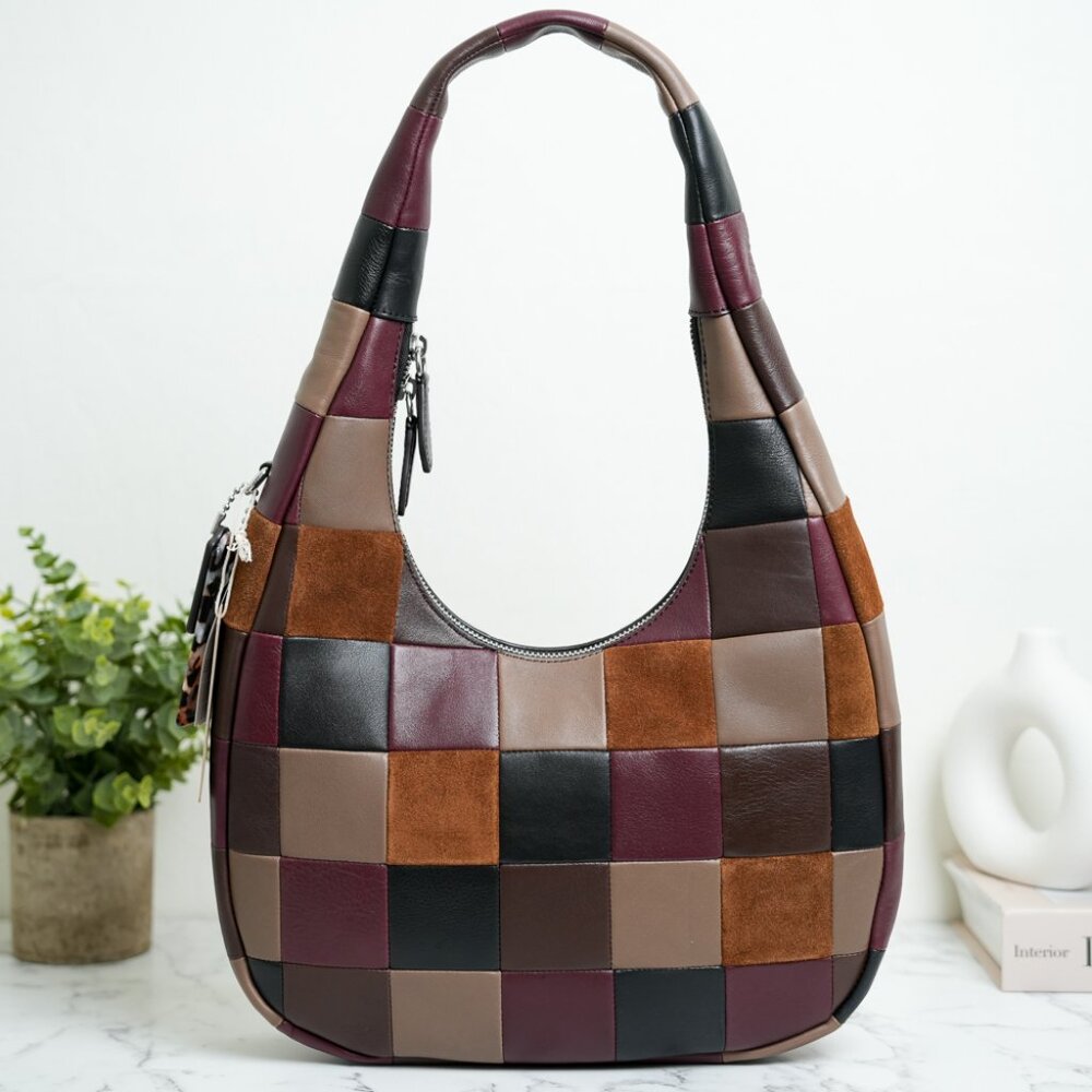 Coach Coachtopia CCX57 Alter/Ego Crescent Shoulder Bag In Suede & Leather *RARE* - Picture 10 of 15